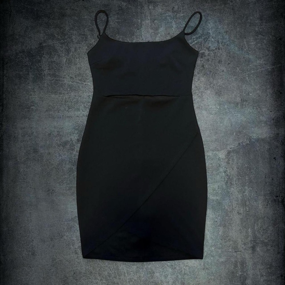 Lulu's Classic Black Mini Dress